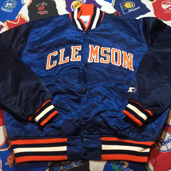 Vintage Starter Clemson Tigers Satin 